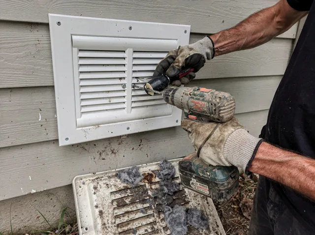 Dryer Vent Cover Replacement in Tolland
