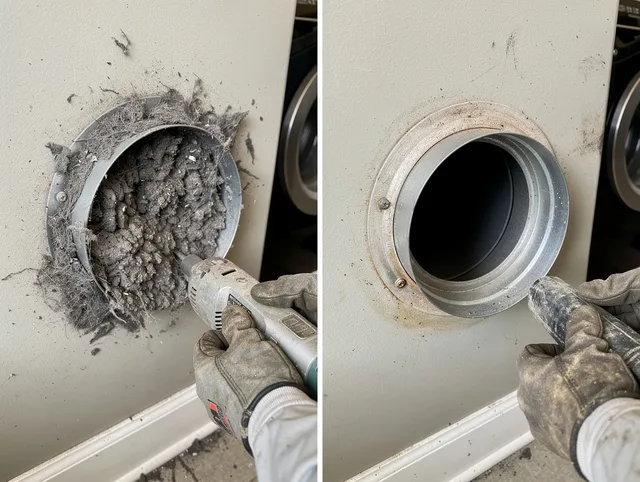 Professional clogged vent cleaning by Tolland Dryer Vent Cleaning in Tolland