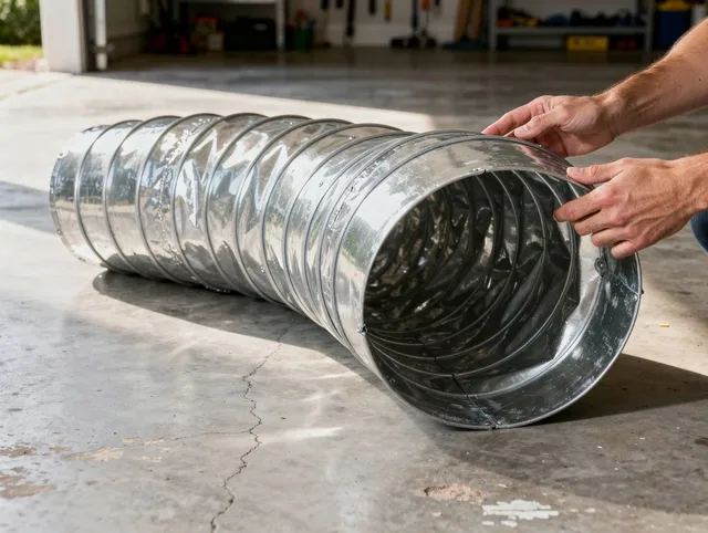 Tolland Dryer Vent Cleaning specialist using advanced equipment for thorough duct cleaning in Tolland
