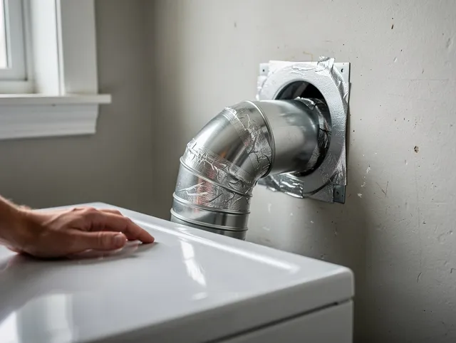 Tolland Dryer Vent Cleaning expert performing professional dryer vent repair and installation in Tolland