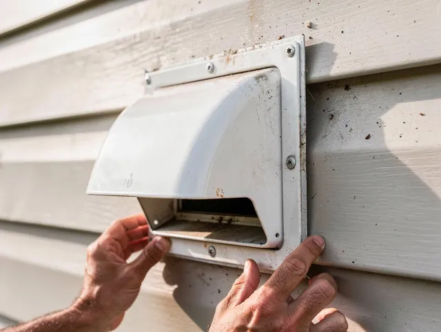 Tolland Dryer Vent Cleaning technician delivering thorough residential dryer vent cleaning service in Tolland
